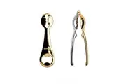 Bugatti Kiss Face Nutcracker & Bottle Opener Set - 24K Gold Plated