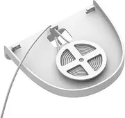 Wall-Mounted Speaker Bracket Easy Installation Compat with HomePod Speaker o Player White White One Size