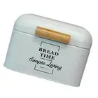 Iron Bread Box Countertop Vintage Bread Bin for Bakery Coffee Shop Entrance