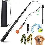 Flirt Pole for Dogs, Interactive Toys Tug-of-war for Dogs, Durable Teaser Wan...