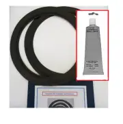 2 Pack 15 Inch Speaker Surround Foam SubWoofer Edge Sub Woofer 15" & 1 GLUE