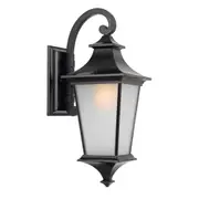 Wesley Black Traditional Outdoor Coach Light