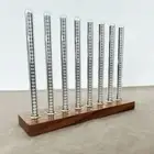 8W30 Walnut Wooden Spectrum Display Light RGB LED Glow Tube Music Rhythm Light