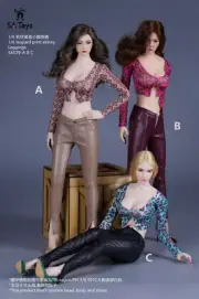 SA Toys SA039 1/6 Leopard Skinny Leggings Toy For 12'' Ph TBL Action Figure Toy