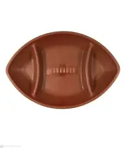 2× Football Shaped Chip N Dip Plastic Tray Football Birthday Party Decorations