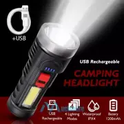 Super Bright 10000000LM LED Tactical Flashlight Rechargeable Handheld Torch IPX4