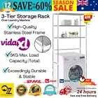 Bathroom Laundry Storage Rack Over Washing Machine Shelves Organizer Silver AU