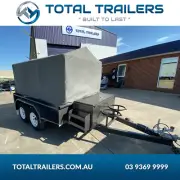 8X5 Tandem with Canvas Top