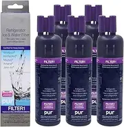 W10295370a Refrigerator Water Filter, Replacement Compatible with W10295370, EDR1RXD1, P4RFWB, Kenmore 46-9081, Kenmore 46-9930, 5 Pack