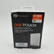 New Seagate Portable One Touch 1TB USB-C External SSD SRD0FV4
