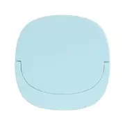 USB Rechargeable Portable LED Makeup Mirror Green - One Size
