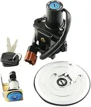 YCBFGAZATK Ignition Key Switch Fuel Gas Cap Seat Lock Kit Fit for Honda CB500X /XA CBR500R / RA 2013 2014 2015 2016 2017 2018 OEM:35010-MGZ-A01