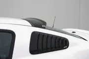 GTS GT4812S Smoke Louvered Quarter Window Covers For 2005-2014 Mustang