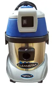Cleanstar 15 Litre Stainless Steel Commercial Wet and Dry Vacuum Cleaner