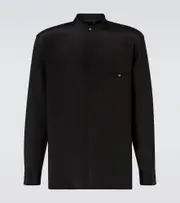 [Saman Amel] Saman Amel Silk shirt jacket UK 16 black