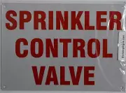 Sprinkler Control Valve Sign