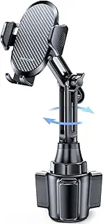 Miracase [2023 Latest Upgraded Version Universal Cup Phone Holder for Car, [Rotatable & Adjustable] Long Neck Car Cup Holder Phone Mount Compatible with iPhone, Samsung, Google & More Smartphones