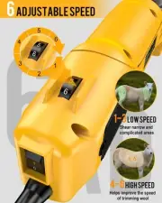Sheep Shears, 600W Heavy Duty Professional Electric Sheep Clippers, Livestock