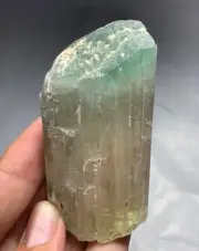 575 CTS Beautiful Green Kunzite Crystal From Afghanistan