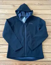 mountain warehouse NWT $49.99 youth full zip Hooded jacket sz 13 years Black C9
