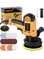 700W Electric Car Polisher 125mm Portable Polishing Machine Waxer Sander Buffer