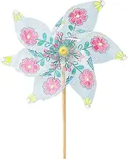 Pinwheels for Kids - Handmade Outdoor Windmill - Assembly and Color Wind Spinner, Fun Art Craft Project for Boys Girls, Garden Yard Beach Decoration