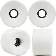 RaceBon 60mm Longboard Skateboard Wheels Hardness 78A Polyurethane Cruising Wheel Free ABEC-9 Bearings and Spacers Set of 4