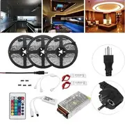 15M Non-waterproof SMD5050 RGB Alexa APP Home Wifi Control Smart LED Strip Light Kit AC110-240V Christmas Decorations Clearance Christmas Lights 7757