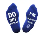 Football Socks Unisex Socks Mid-tube Socks - Blue