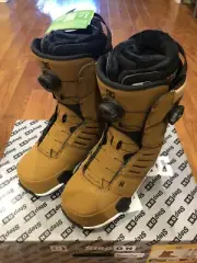 DC Judge Step On BOA Snowboard Boots Men's US 7.5 Wheat/Black Fr Burton Bindings