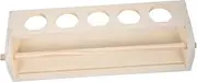 Kids Tabletop Paper Roll Dispenser with Pencil Cup Holder Desktop Solidwood Easel Wooden Holder for Drawing Painting Roll