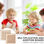 Wooden Math Multiplication and Addition Board Montessori Children Counting xiMUh