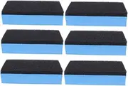 FELTECHELECTR 6Pcs High Density Car Detailing Sponges Versatile Tire Shine Applicator Pads for Efficient Car Washing Waxing Lightweight Portable Cleaning for Vehicles
