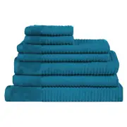 Jenny Mclean Royal Excellency 7 Piece Teal Towel Pack
