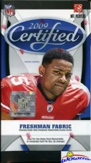 2009 Donruss Certified Football Factory Sealed Blaster Box-AUTOGRAPH/MEM!!
