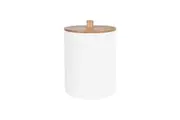 Bamboo Lid Cotton Swab Canister