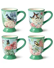 Certified International Flora Set of 4 Mugs