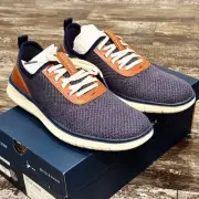 Cole Haan Generation ZEROGRAND Stitchlite Sneakers Blue Brown Mens Size 8 NIB