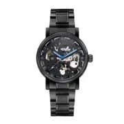 Hollow-Out Men's Mechanical Watch with Life Waterproof Feature and Flat-Topped C