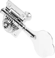 Yardwe Bass Knob Electric Guitar Parts Tuning Pins Acoustic Guitar Parts Guitar Tuning Peg Buttons Guitar Tuning Tool Tuning Key Violin Tuning Pegs Bass Tuners Silver Stainless Steel