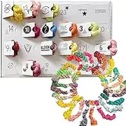Wool Advents Calendars 2024,24 Day Christmas Yarn Advents Calendar,Handmade Knitting Marker Countdown Calendar,Crochet Calendars for Knitting And Crochet Lovers