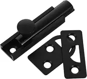 Hoement Heavy Duty Surface Mounted Sliding Latch for Internal Doors Door Bolt for Bedroom Bathroom and Toilet Security Durable Door Lock Mechanism