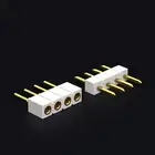 WHITE Pin & Socket Strips for Philips Hue GRADIENT Lightstrip 4 pin Single
