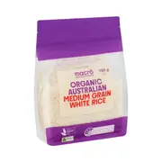 Macro Organic Australian Medium Grain White Rice 750g