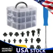 625PCS Rivets Plastic Clips Fastener Bumper Fender Pin Push W/ Free Remover Tool (for: Porsche)
