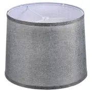 Drum Lampshade for Table Lamps 11.4"x12.6"x9.8" Floor Lamp Shade Gray