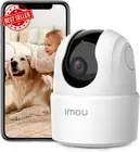 2K WiFi Indoor Security Camera 3MP 360° Baby Pet Cam AI Track Night Audio Siren