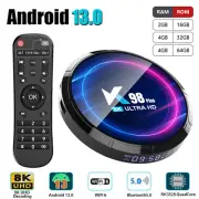 K98 Plus Android 13.0 TV Box RK3528 Quad-core 8K HD WiFi6 BT Media Player I5V5