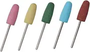 PLAFOPE 5Pcs Nail Grinding Drill Bit Durable Polishing Heads for Professional Manicure Nail Art for Gel Removal