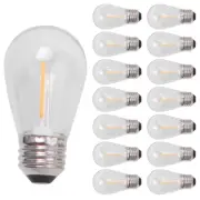 15 Pack 3V LED S14 Replacement Light Bulbs Shatterproof Outdoor Solar4311